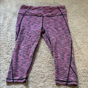 Victoria's Secret Pink and Black Leggings